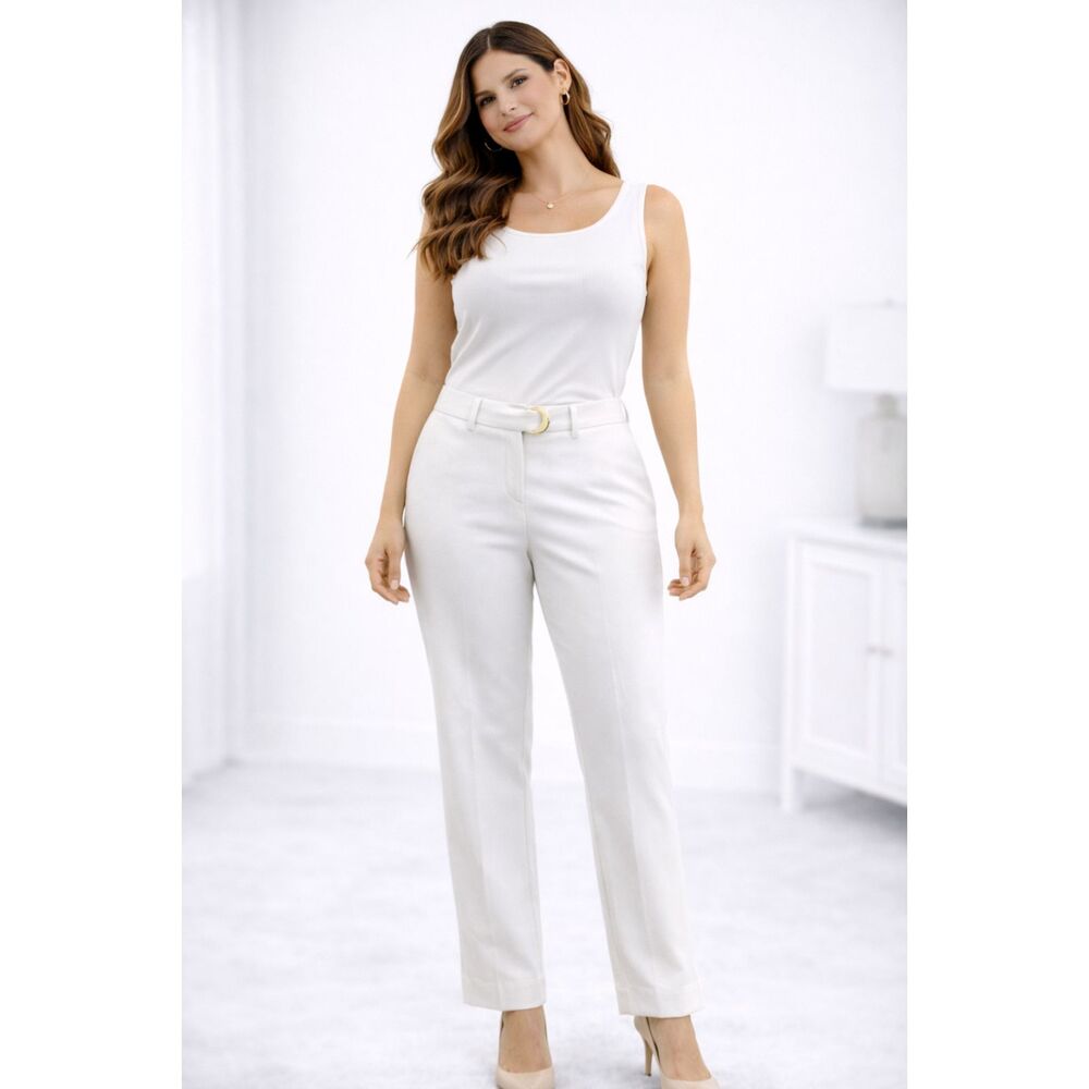 Marc New York Andrew Marc White Bootcut Pants 12